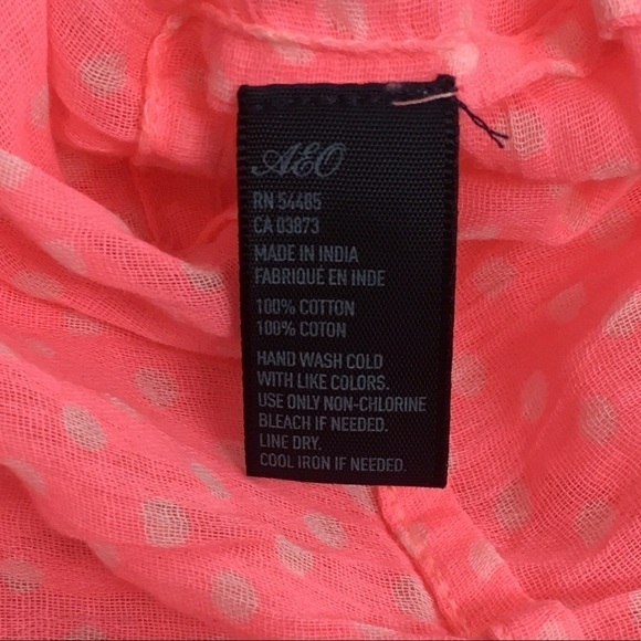 AMERICAN EAGLE Scarf Infinity Dots Neon Southwestern Embroidered Fringe Tassel - Picture 7 of 16